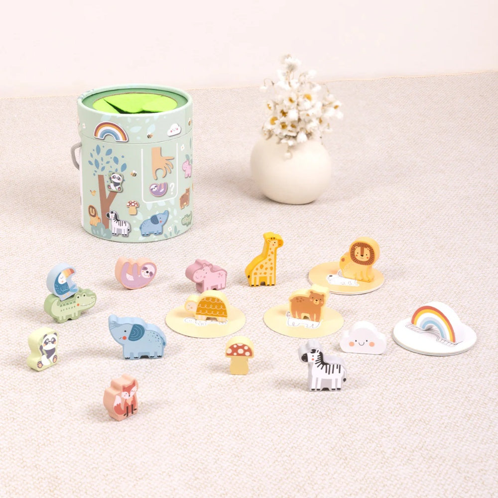 Animal Touch & Match Mystery Bucket