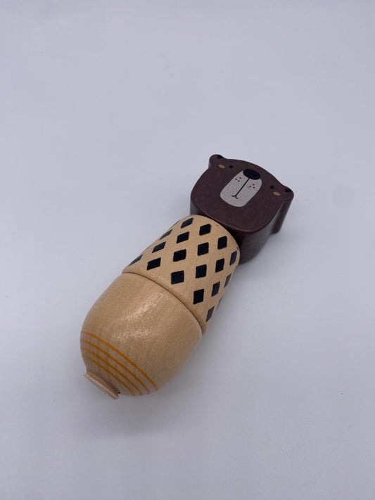 Wooden screw toy - Bear