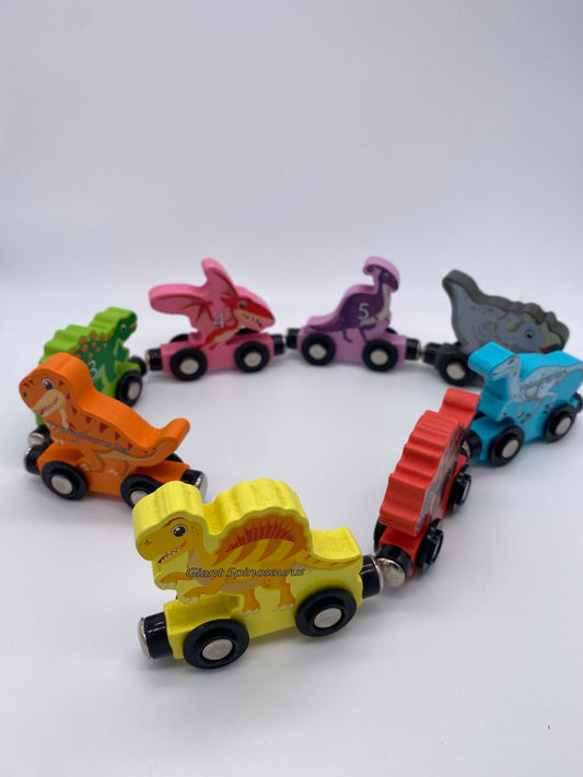 Dinosaur Magnetic Train