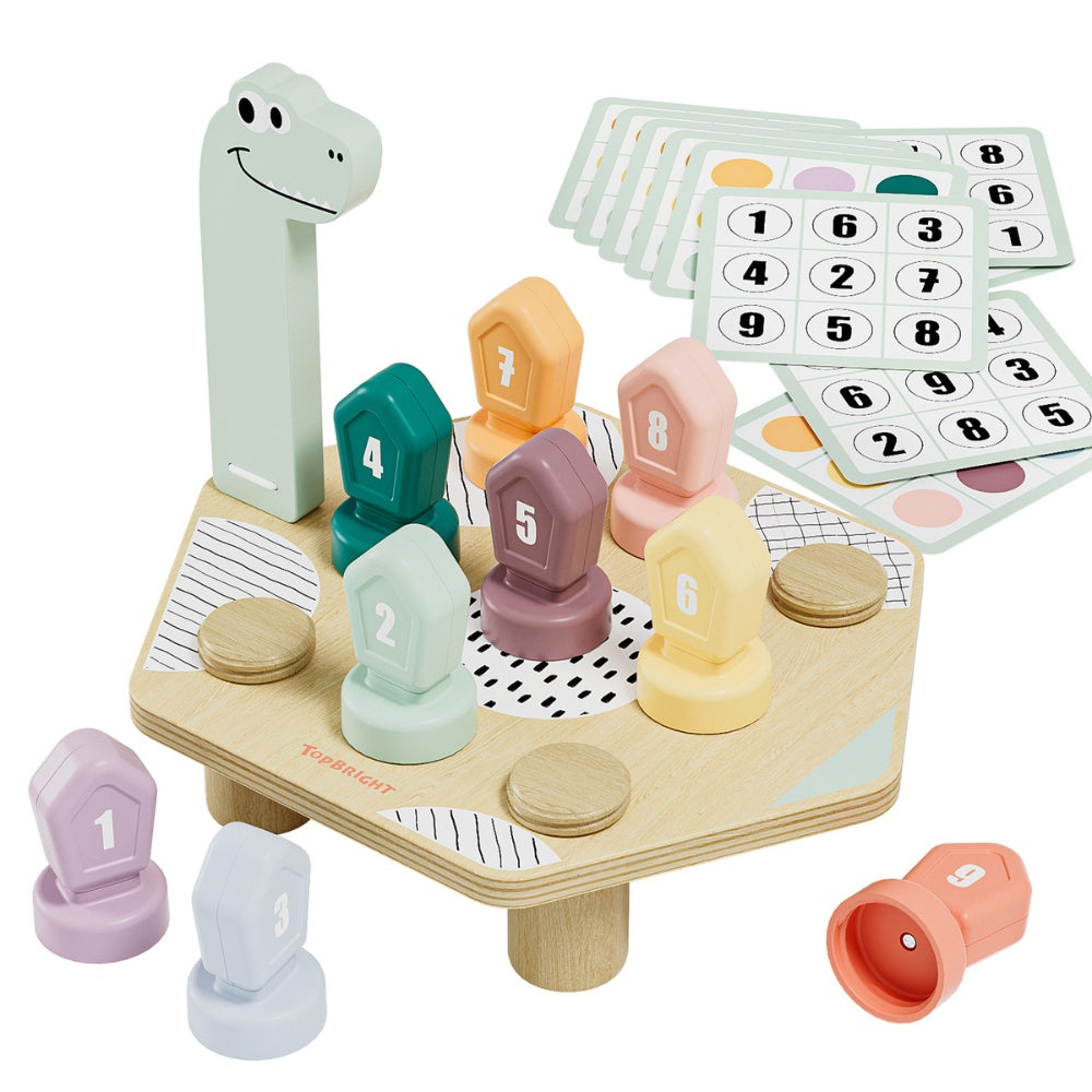 Dino Twist Game – Colour &amp; Number Matching