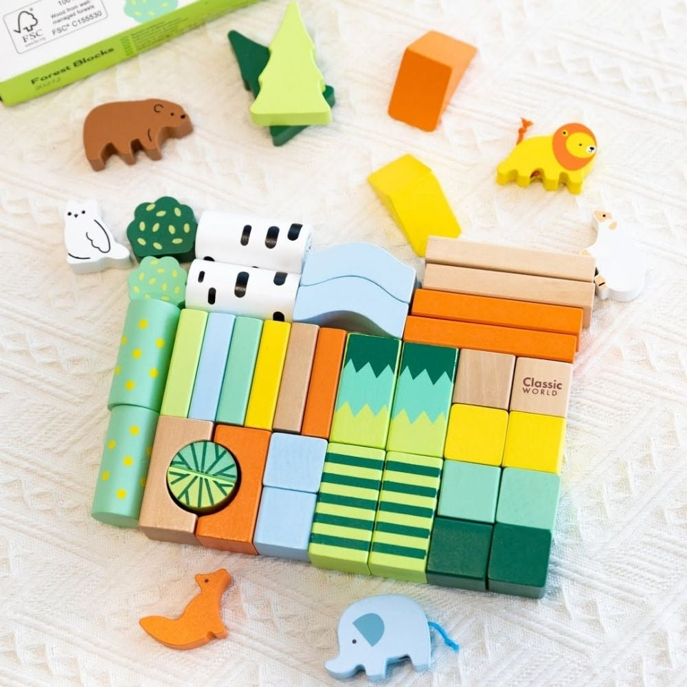 Wooden Forest Building Blocks