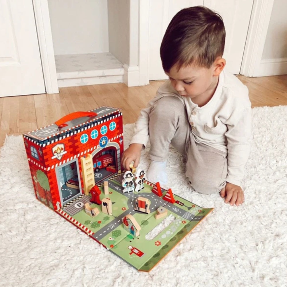 Pretend Play Story Box – Fire Station